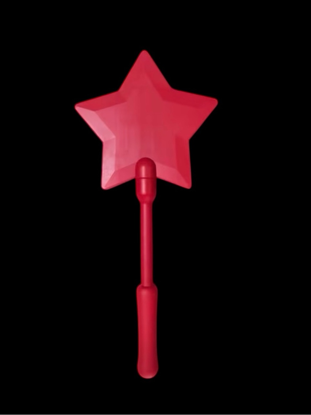 New red credit card tap to pay star wand
